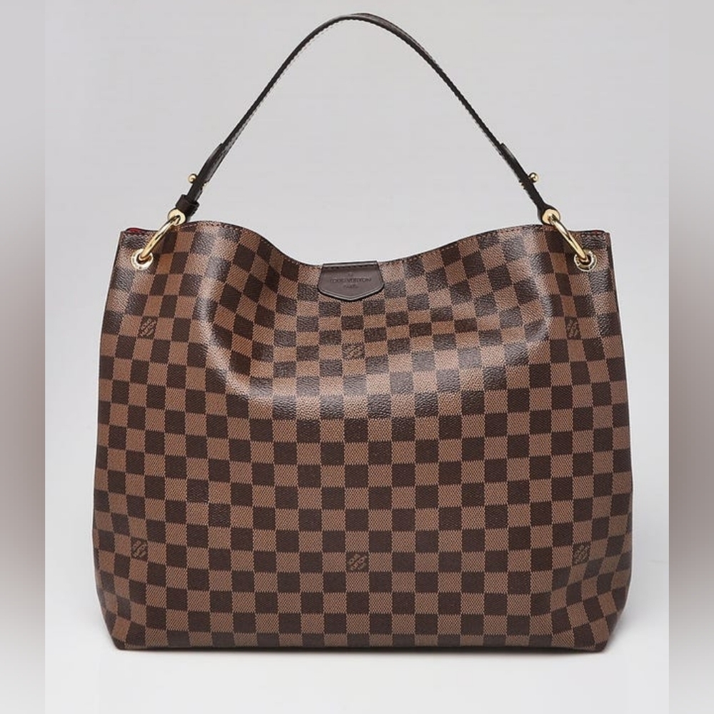 NEW AUTHENTIC Louis Vuitton Graceful MM Damier Ebene